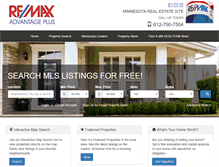 Tablet Screenshot of minnesotarealestatesite.com